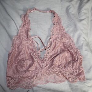 VS Pink Halter Bralette